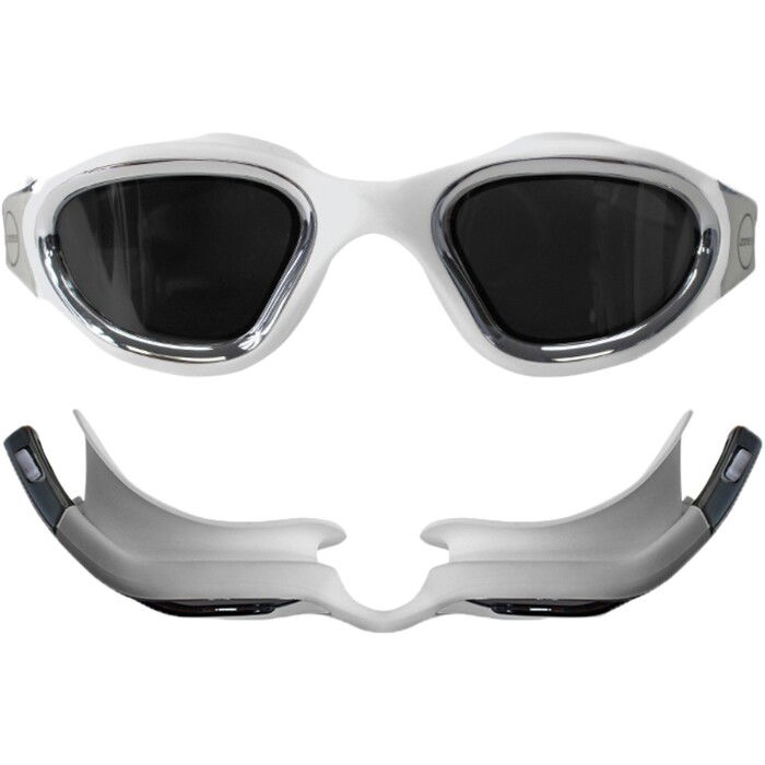 2024 Zone3 Gafas De Natacin Vapour Sa18gogva102 - Blanco / Plata